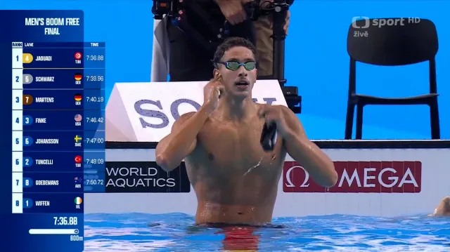 Suverénní triumf Džavádího na osmistovce