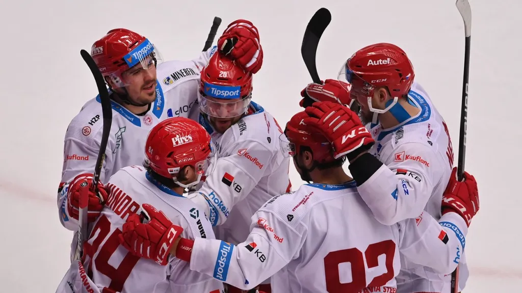 Radost třineckých hokejistů