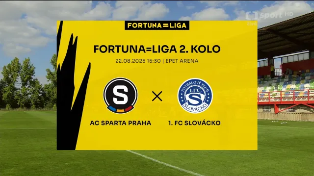 Sestřih utkání Sparta Praha – Slovácko