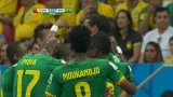 Gól v utkání Kamerun - Brazílie: Matip - 1:1 (26. min.)