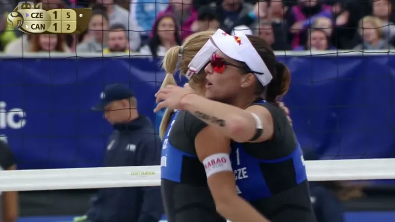 Sluková a Hermannová ovládly turnaj v Ostravě, Perušič s Schweinerem byli čtvrtí