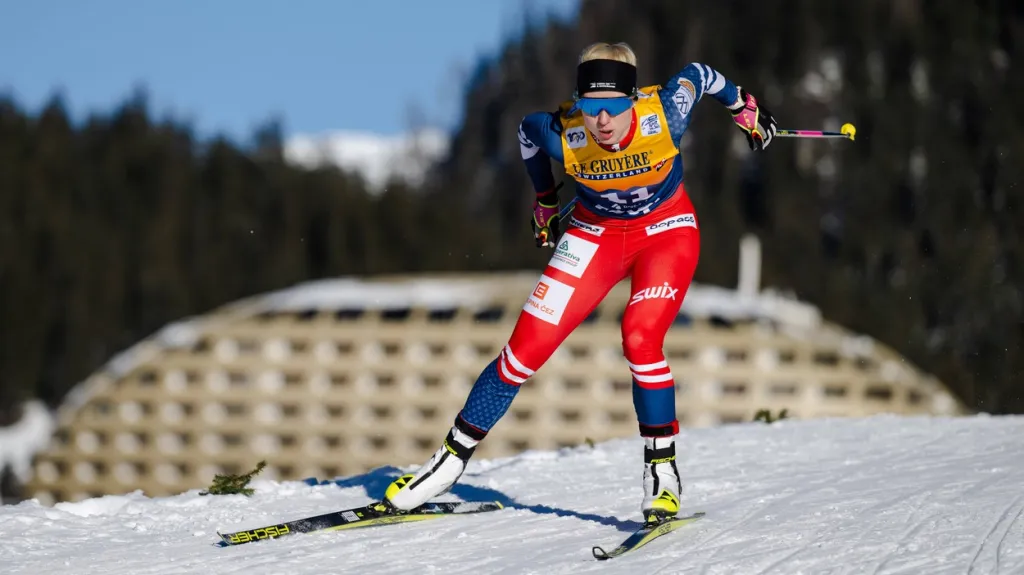 Kateřina Janatová během Tour de Ski