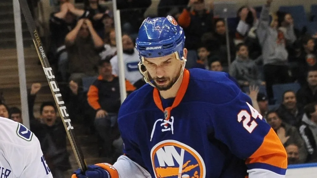 Radek Martínek v dresu NY Islanders