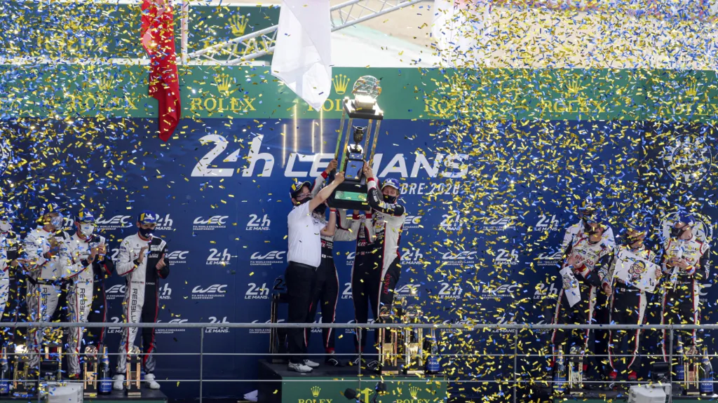 Oslavy vítězství Toyoty na 24 hodin Le Mans