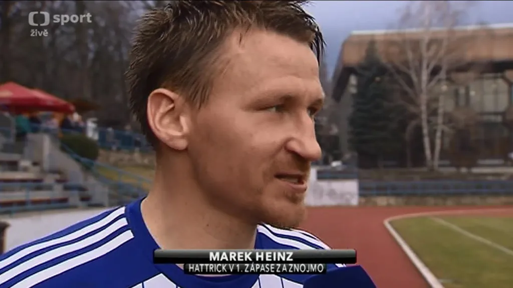Marek Heinz ve znojemském dresu