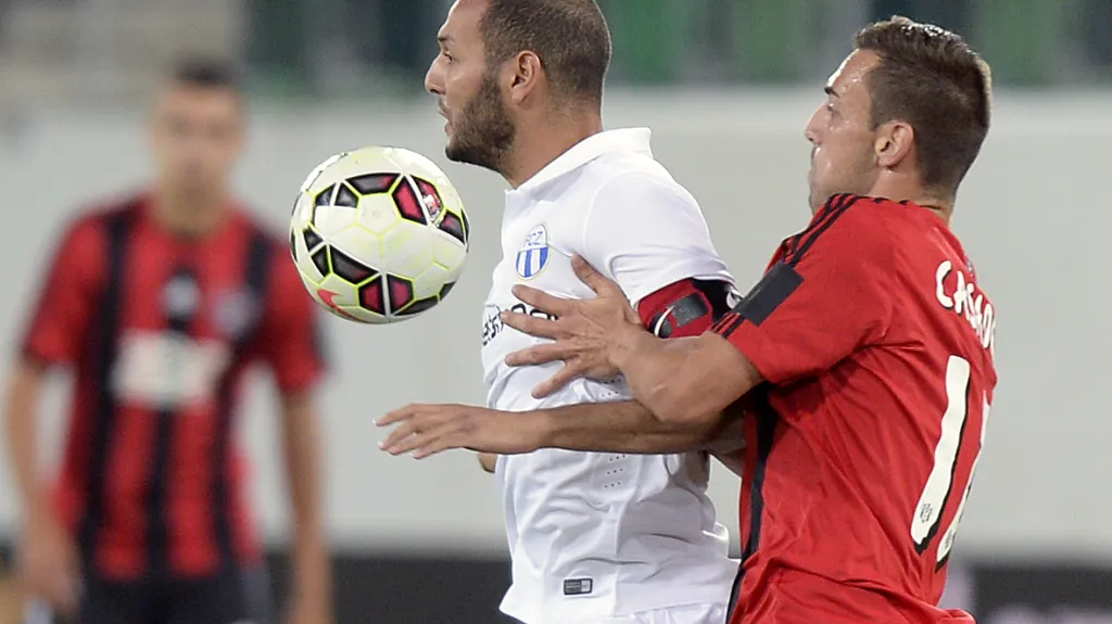 José Casado (vpravo) v dresu Spartaku Trnava