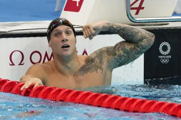 Americký plavec Caeleb Dressel