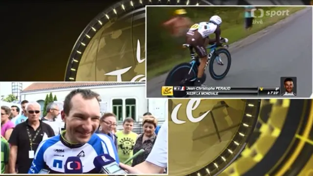 Reakce Jana Bárty po dojezdu časovky