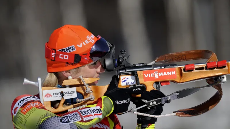 Sestřih sprintu biatlonistek v Hochfilzenu