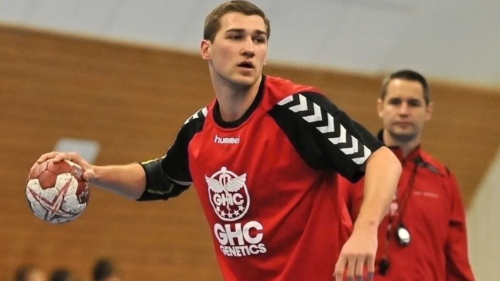Český házenkář Tomáš Babák