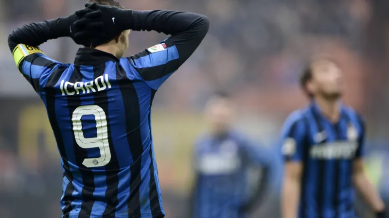 Zklamaní hráči Interu Milán