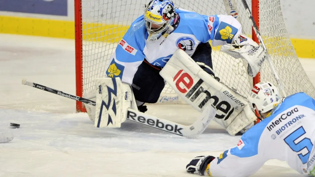 Plzeňský gólman Adam Svoboda