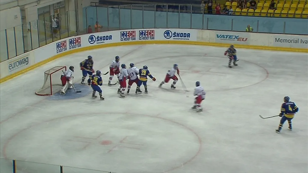 Česká osmnáctka porazila Švédsko 5:2