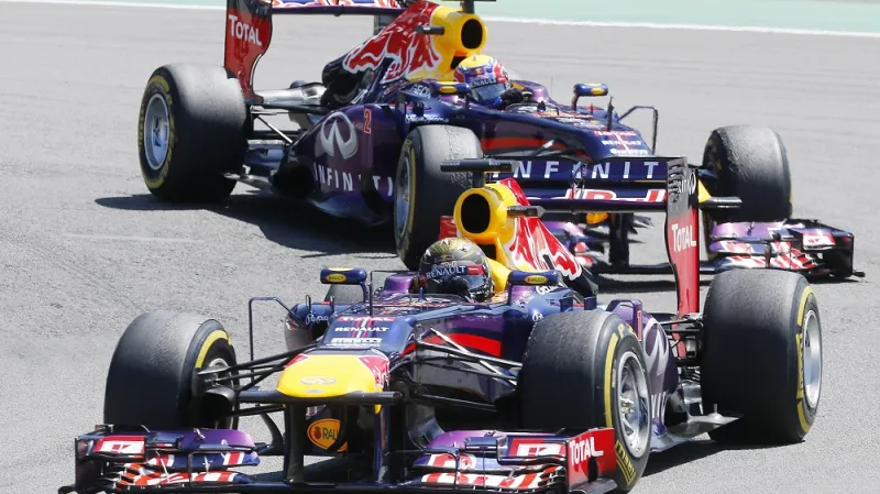 Sebastian Vettel a Mark Webber
