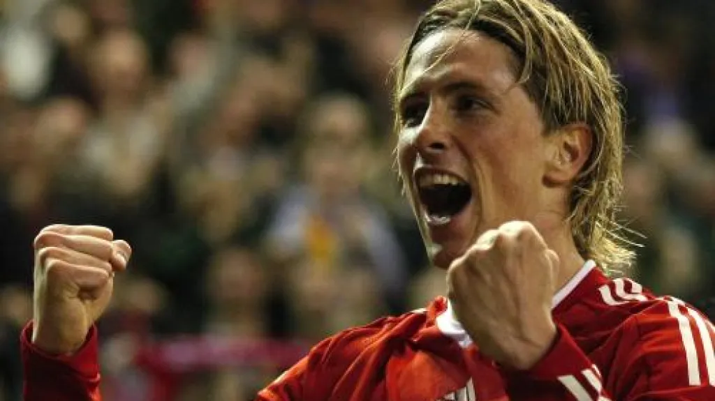 Hráč Liverpoolu Fernando Torres
