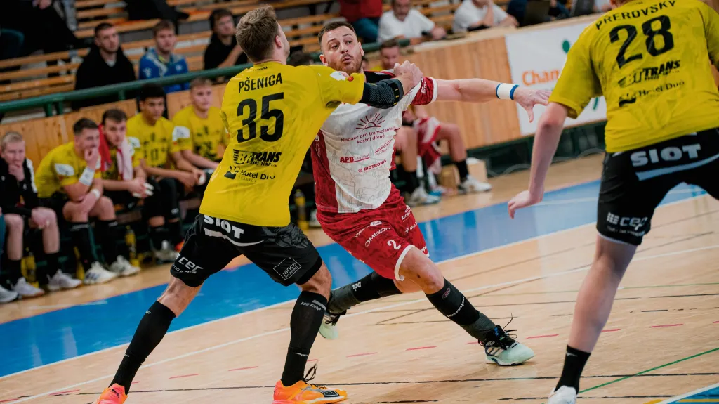 Utkání házenkářů Plzeň – Zubří