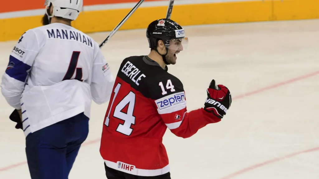 Jordan Eberle se raduje z branky