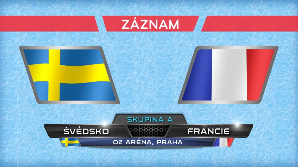 Záznam utkání Švédsko - Francie