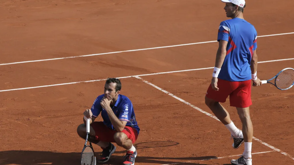 Radek Štěpánek a Tomáš Berdych