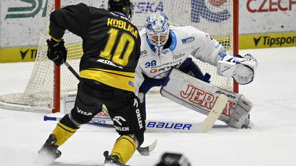 Petr Koblasa v utkání proti Kometě