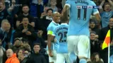 Gól v utkání Manchester City - Juventus: Kompany - 1:0 (57. min.)