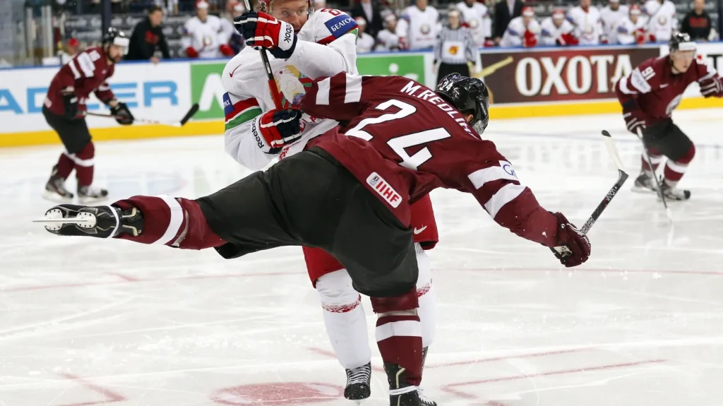 Utkání Lotyšsko – Bělorusko