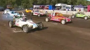 Start autokrosového závodu