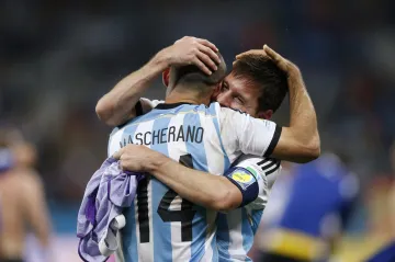 Radost Javiera Mascherana a Lionela Messiho