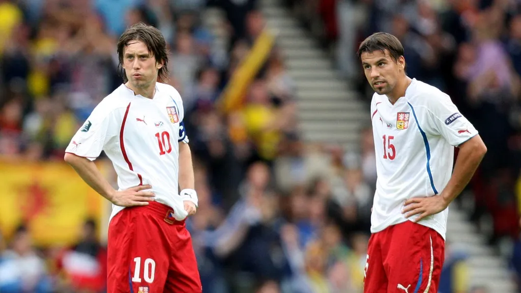 Tomáš Rosický a Milan Baroš