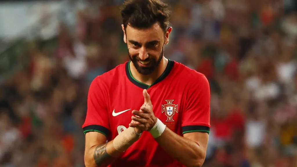 Bruno Fernandes v dresu portugalské reprezentace