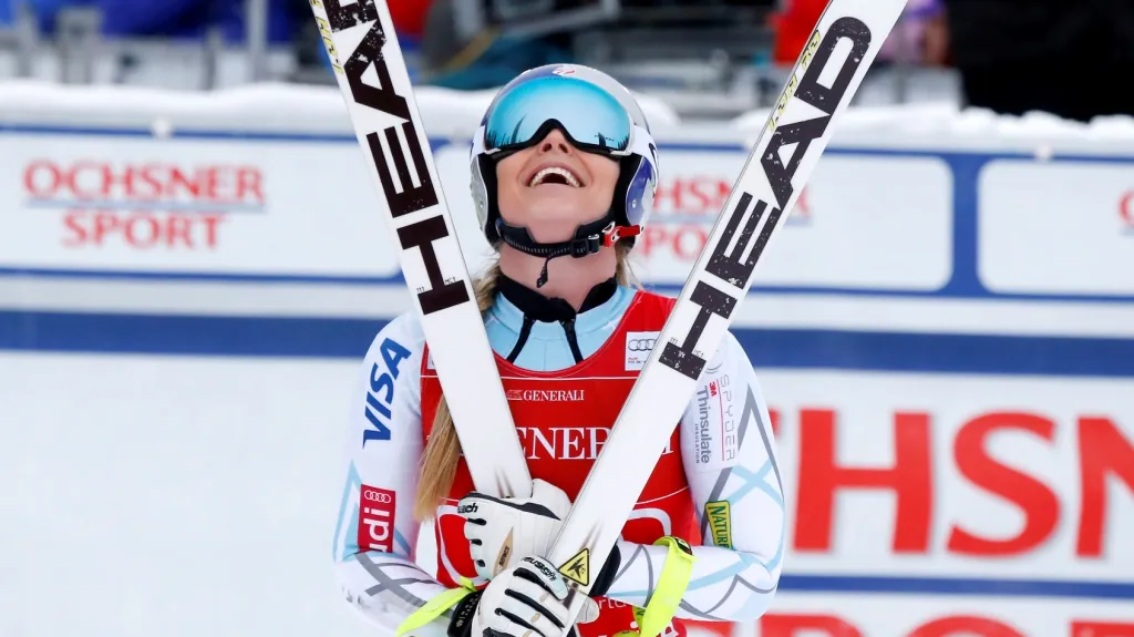 Slavící Lindsey Vonnová