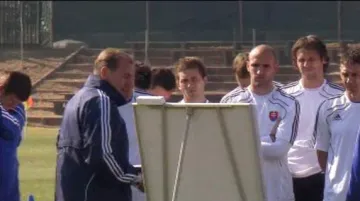 Trénink slovenského týmu