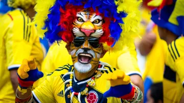 Módní kreace fanoušků MS ve fotbale