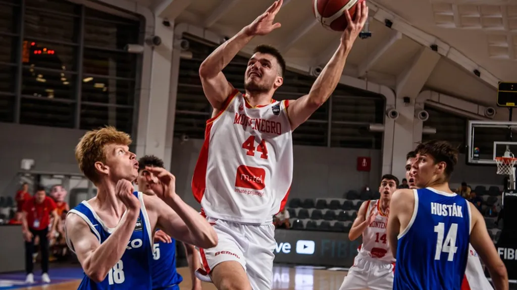 Utkání Česko – Černá Hora na ME juniorů