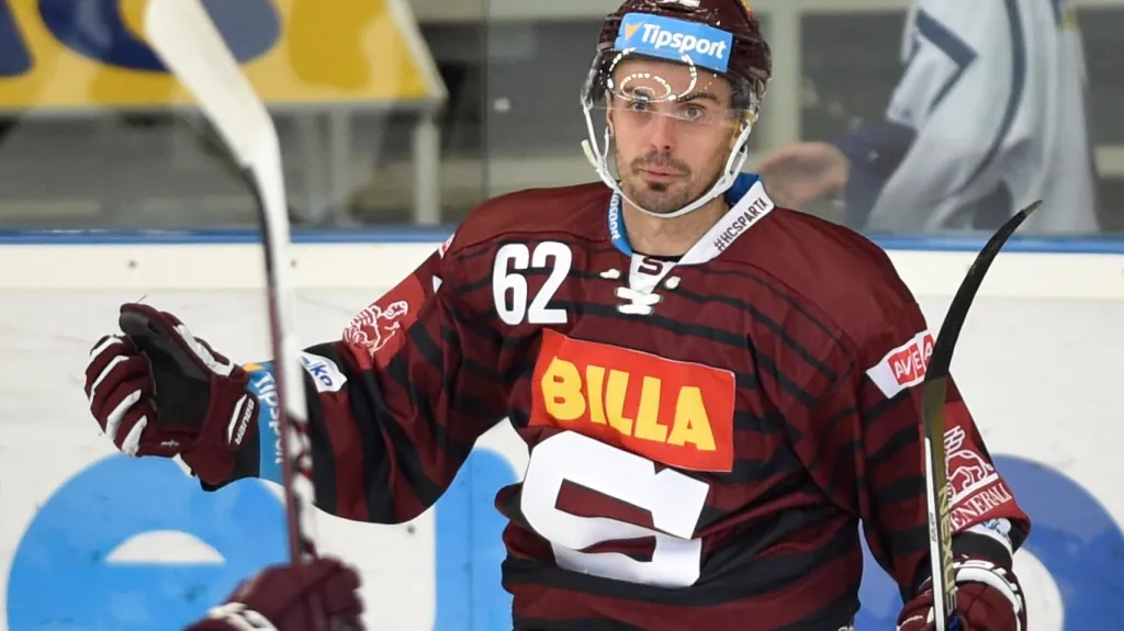 Michal Řepík v dresu Sparty