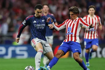 Utkání Atlética Madrid s Arsenalem