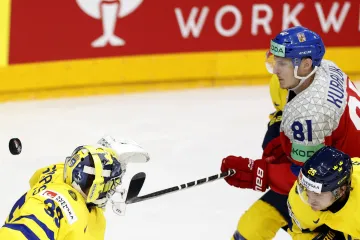 Dominik Kubalík v dresu národního týmu