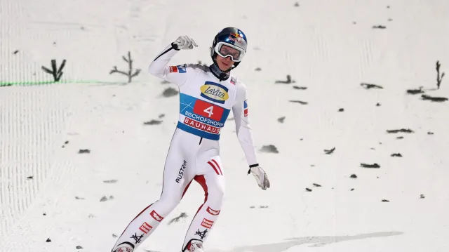 Vyvrcholení závodu v Bischofshofenu