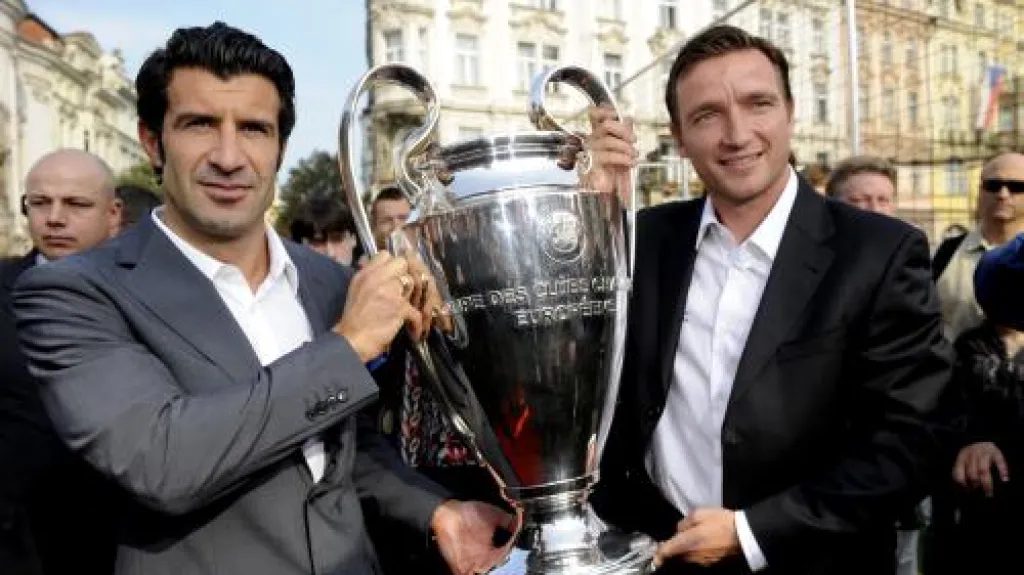Luis Figo a Vladimír Šmicer
