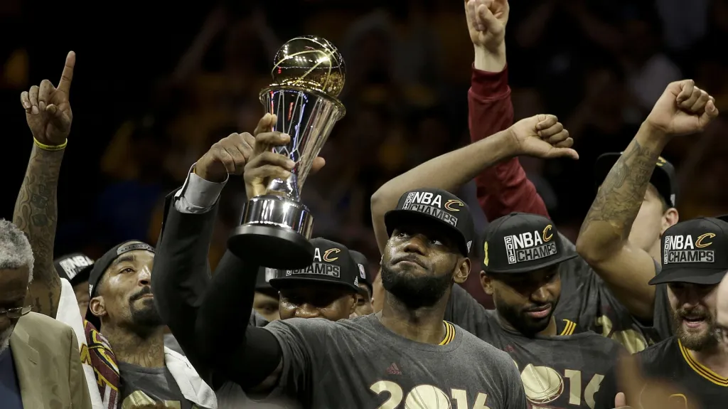 LeBron James s trofejí pro vítěze NBA