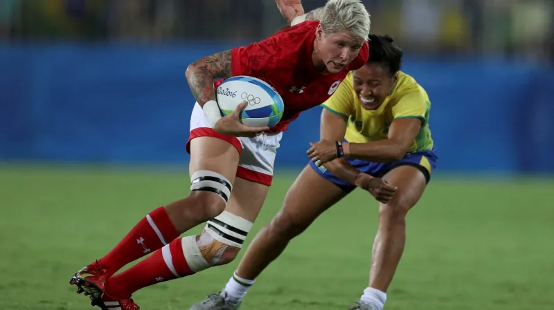 Kanadské ragbistky hladce porážejí Brazílii