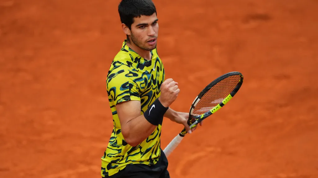 Carlos Alcaraz na turnaji ATP v Římě