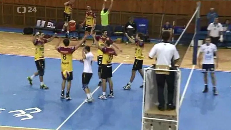 Sestřih volejbalového utkání Ostrava - Liberec