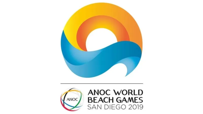 Logo Plážových her v San Diegu 2019