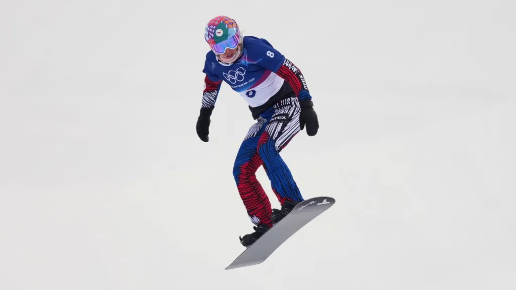 Eva Adamczyková při tréninku na olympijské trati v Livignu