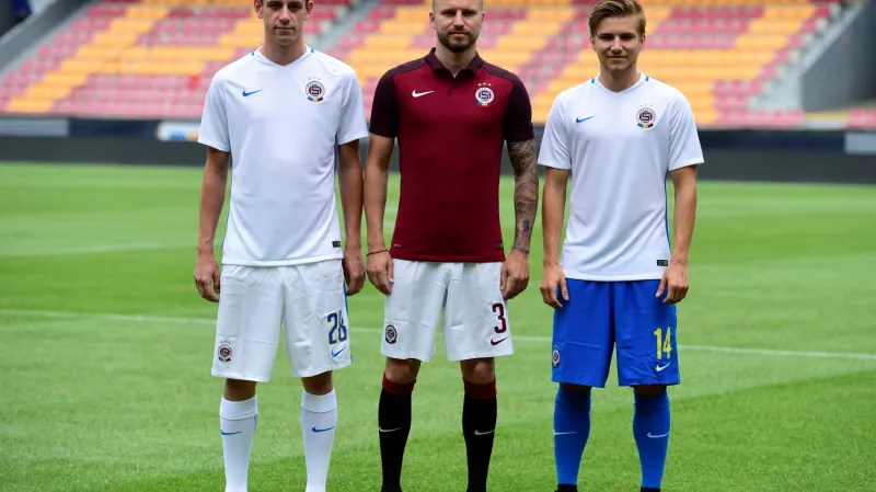 Sparťané představují nové sady venkovních dresů