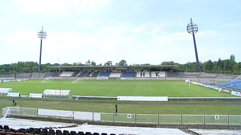 Fotbalový stadion v Hradci Králové