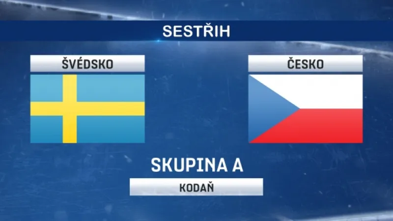Sestřih utkání Švédsko - Česko