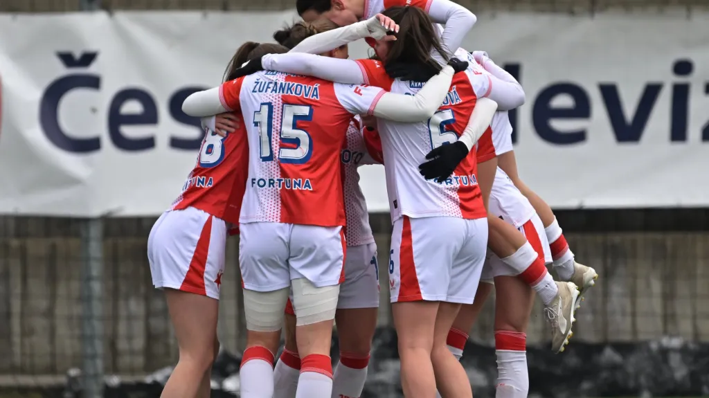 Radost fotbalistek pražské Slavie
