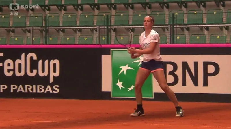Bouzková s Muchovou zažívají poprvé fedcupovou přípravu